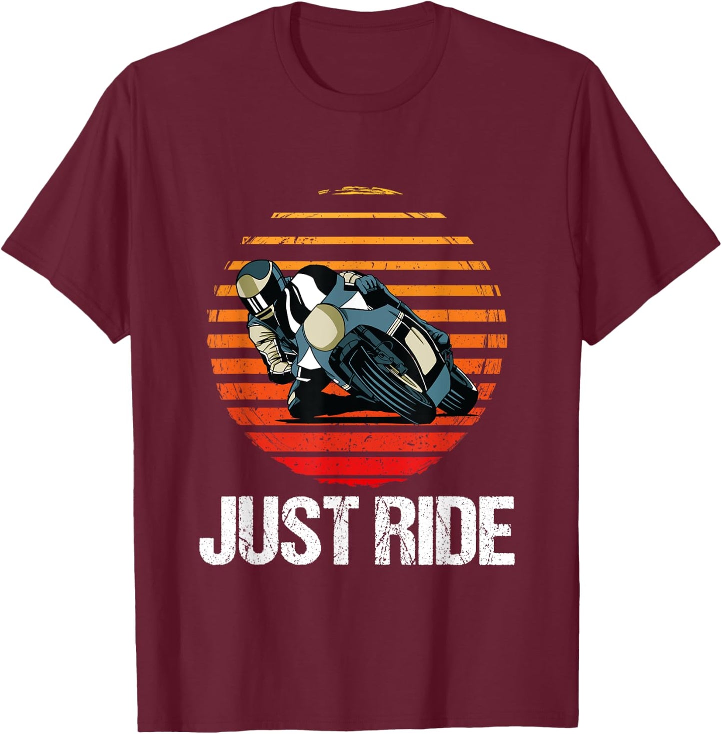 Motorbike for a Biker T-Shirt - T-Shirt | Maroon