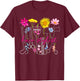 Hair Stylist Flowers Hair Dresser Hairstylist Hairdresser T-Shirt - T-Shirt | Maroon