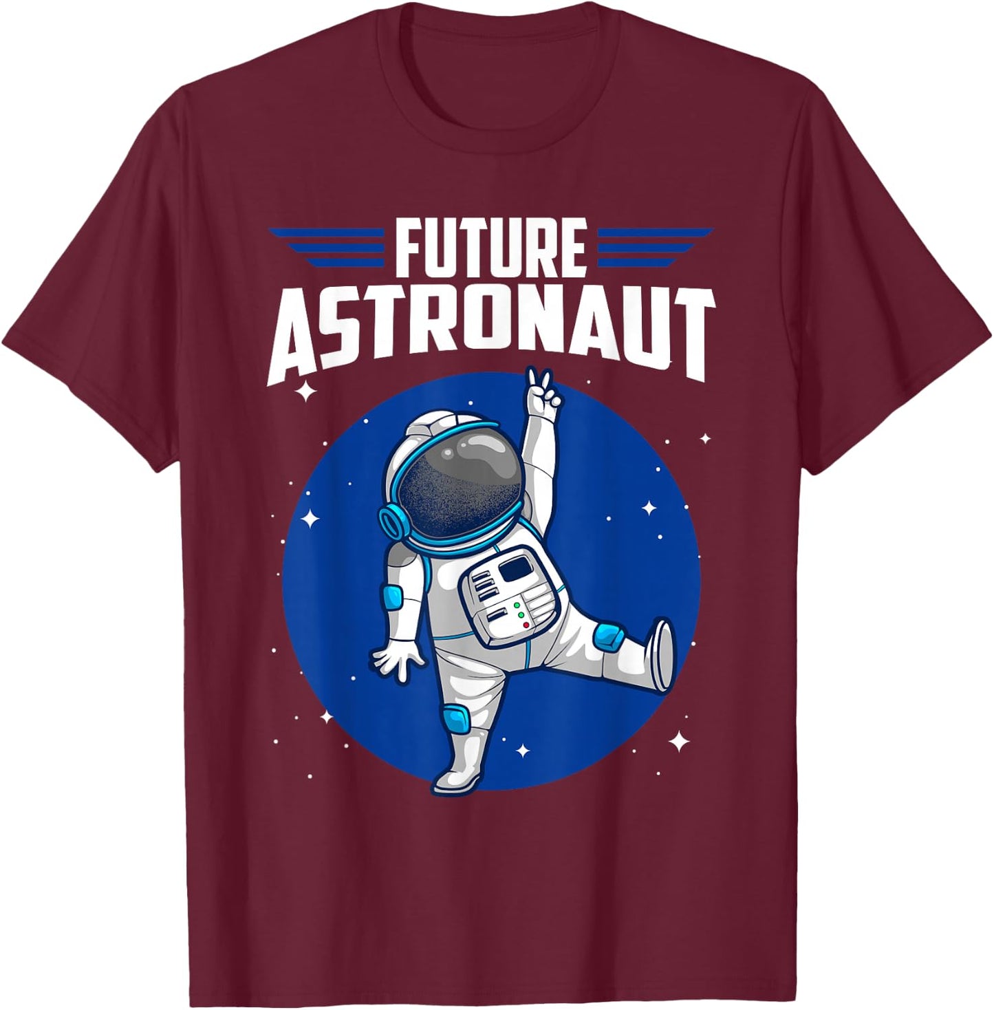Cool Future Astronaut For Kids Boys Girls Spaceman Cosmonaut T-Shirt - T-Shirt | Maroon