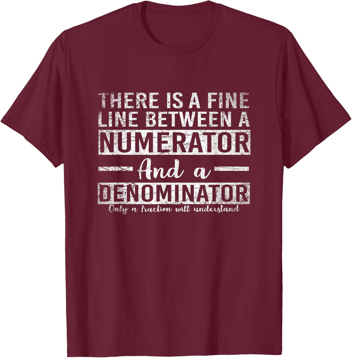Gift Geometry Algebra Lover Math T-Shirt - T-Shirt | Maroon