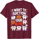 I Want To Suction Your Blood T Shirt Funny Halloween T-Shirt - T-Shirt | Maroon