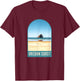 Oregon Coast Beach Views-Pacific Northwest Travel T-Shirt - T-Shirt | Maroon