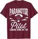 Paramotoring Kit Paraglider Equipment Paramotor Pilot T-Shirt - T-Shirt | Maroon