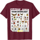 Cute Future Entomologist Insect Chart & Bug Catchers Costume T-Shirt - T-Shirt | Maroon