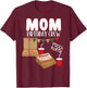 Mom Birthday Crew Pizza Theme Birthday Pizza Lover Party T-Shirt - T-Shirt | Maroon