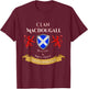 MacDougall Scottish Family Clan Middle Ages Mischief T-Shirt - T-Shirt | Maroon