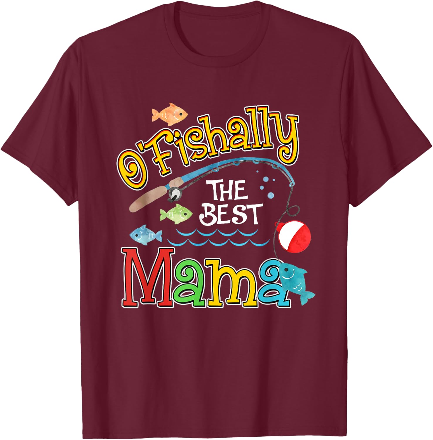 Ofishally The Best Mama Grandma of the Birthday Boy T-Shirt - T-Shirt | Maroon