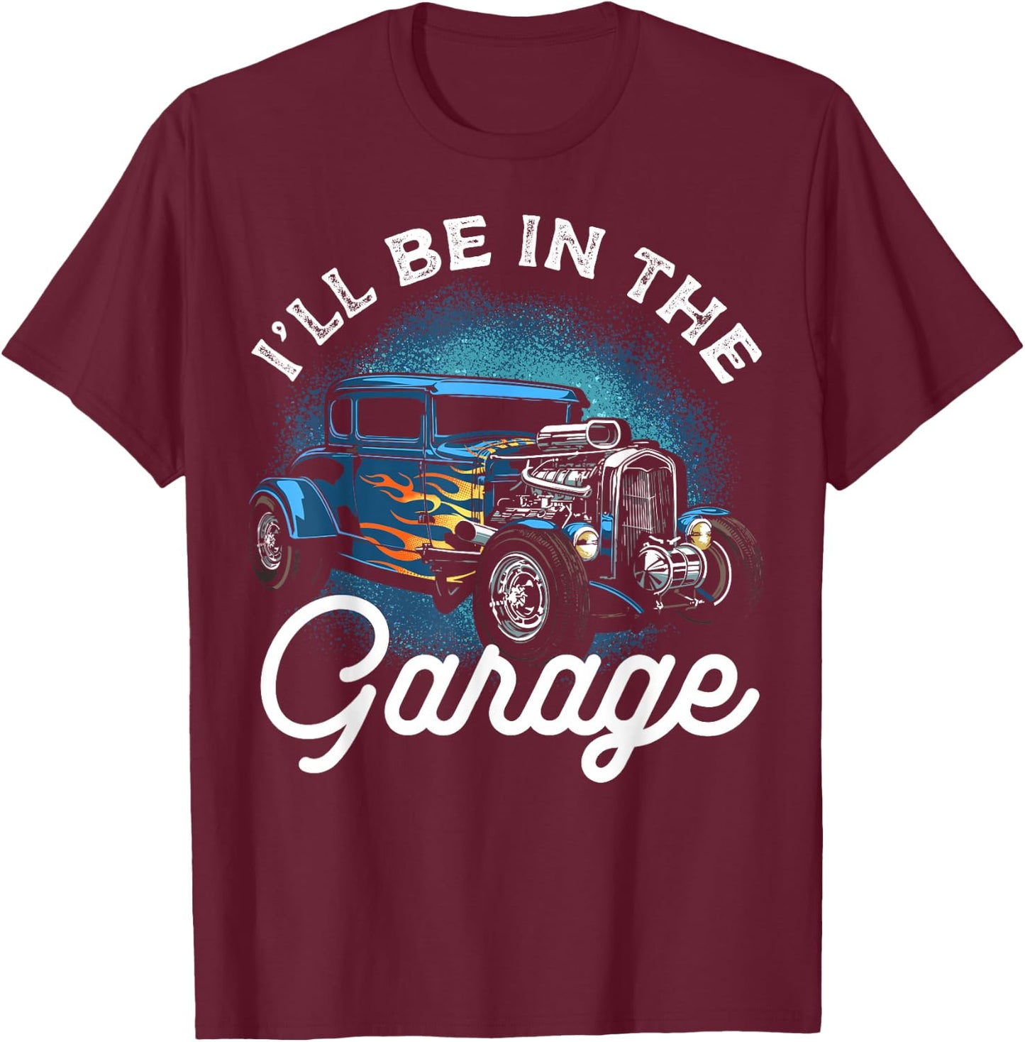 Vintage Classic Cars Automobile Car Show for Mechanics T-Shirt - T-Shirt | Maroon