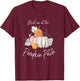 Botanical Cute Autumn Aesthetic Meet Me at The Pumpkin Patch T-Shirt - T-Shirt | Maroon