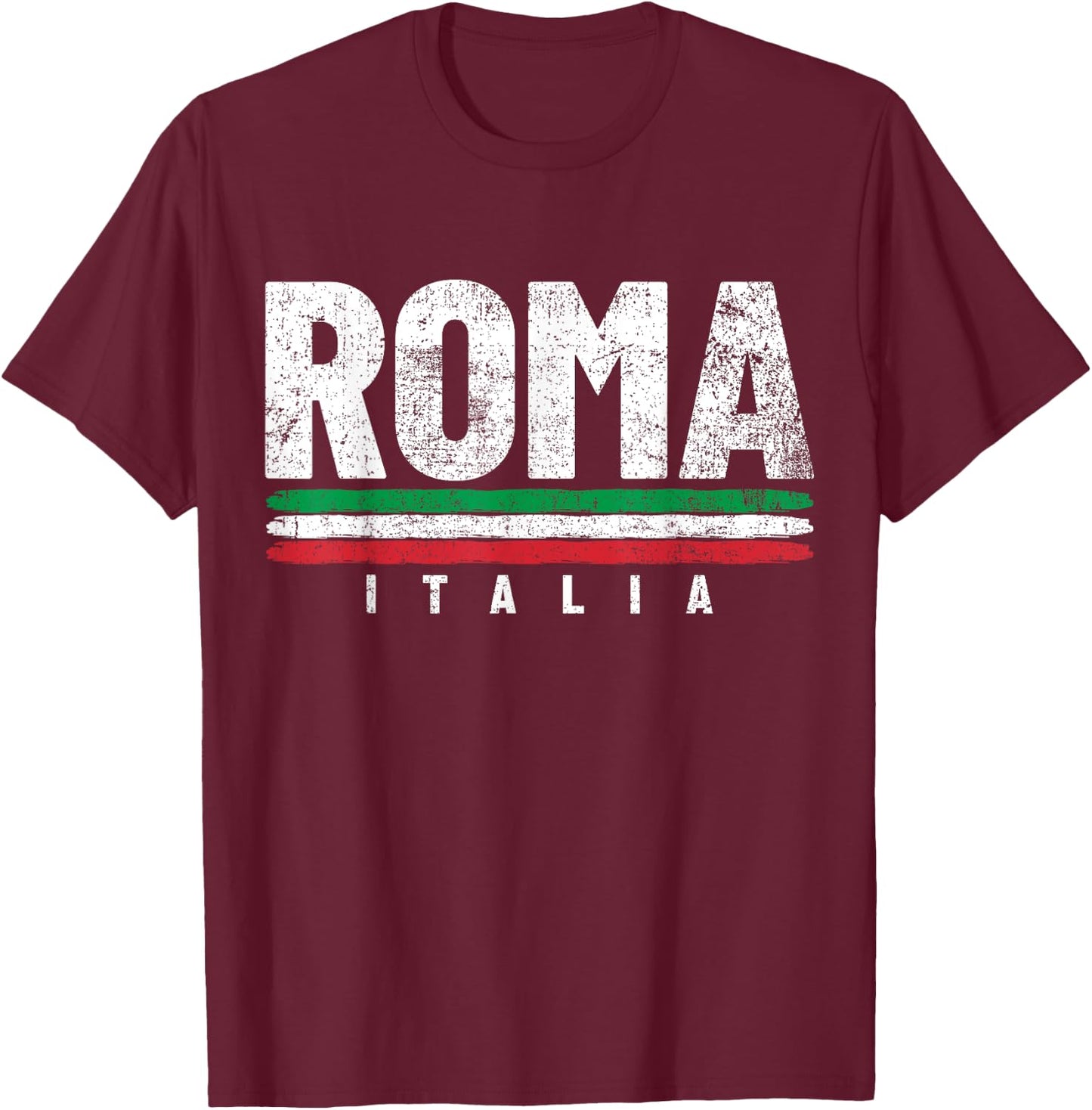 Roma Italia T-Shirt - T-Shirt | Maroon