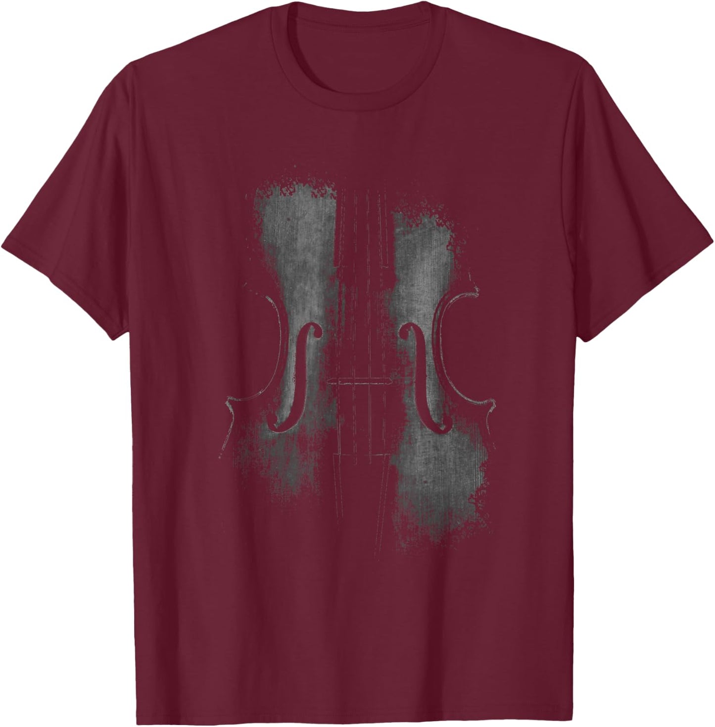 Violin Player Instrument Music Teacher Musical Violinist T-Shirt - T-Shirt | Maroon