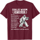 Goalie Warm Up Rules Ice Hockey Goalie Goalkeeper T-Shirt - T-Shirt | Maroon