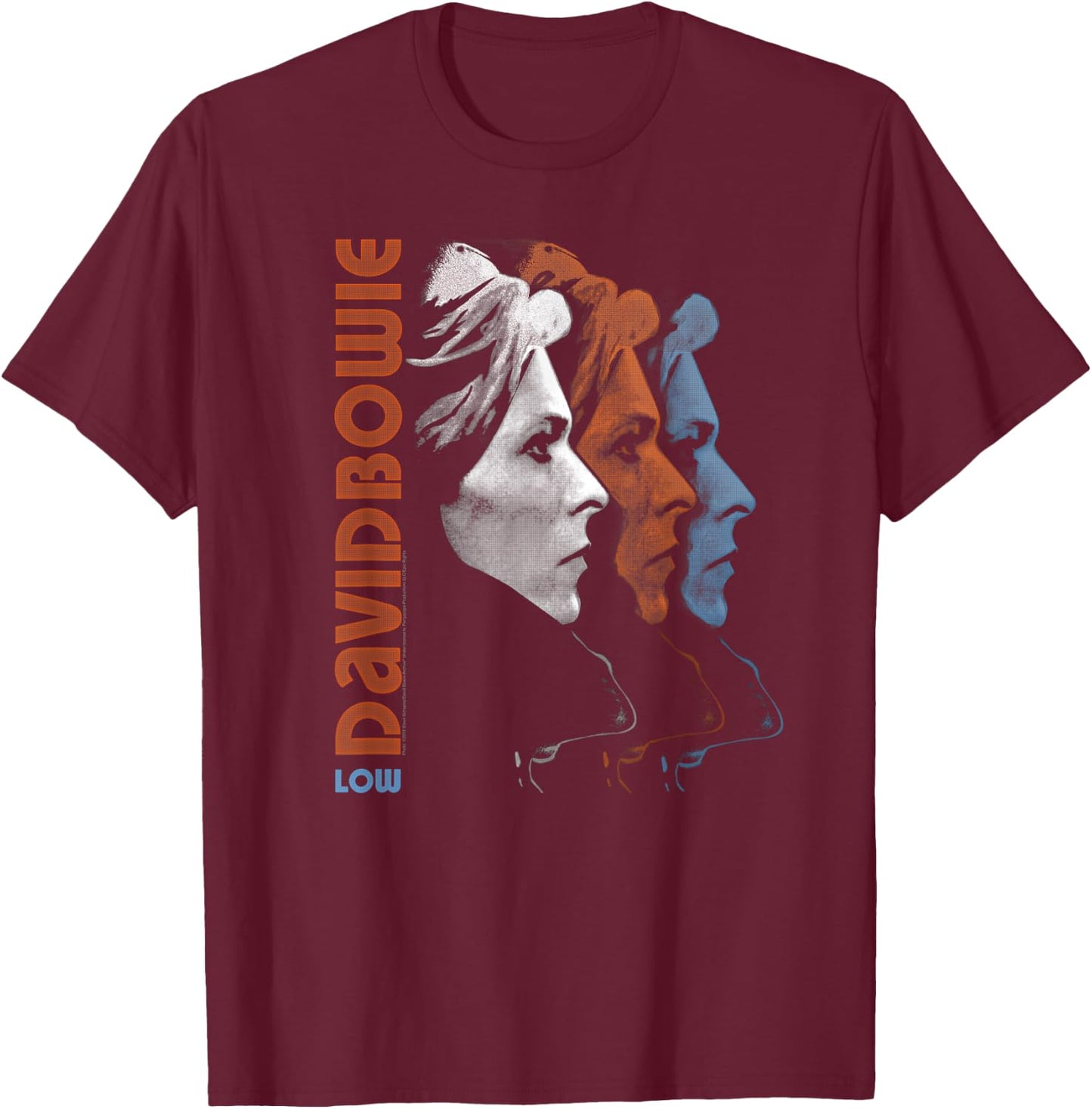 David Bowie - Low T-Shirt - T-Shirt | Maroon