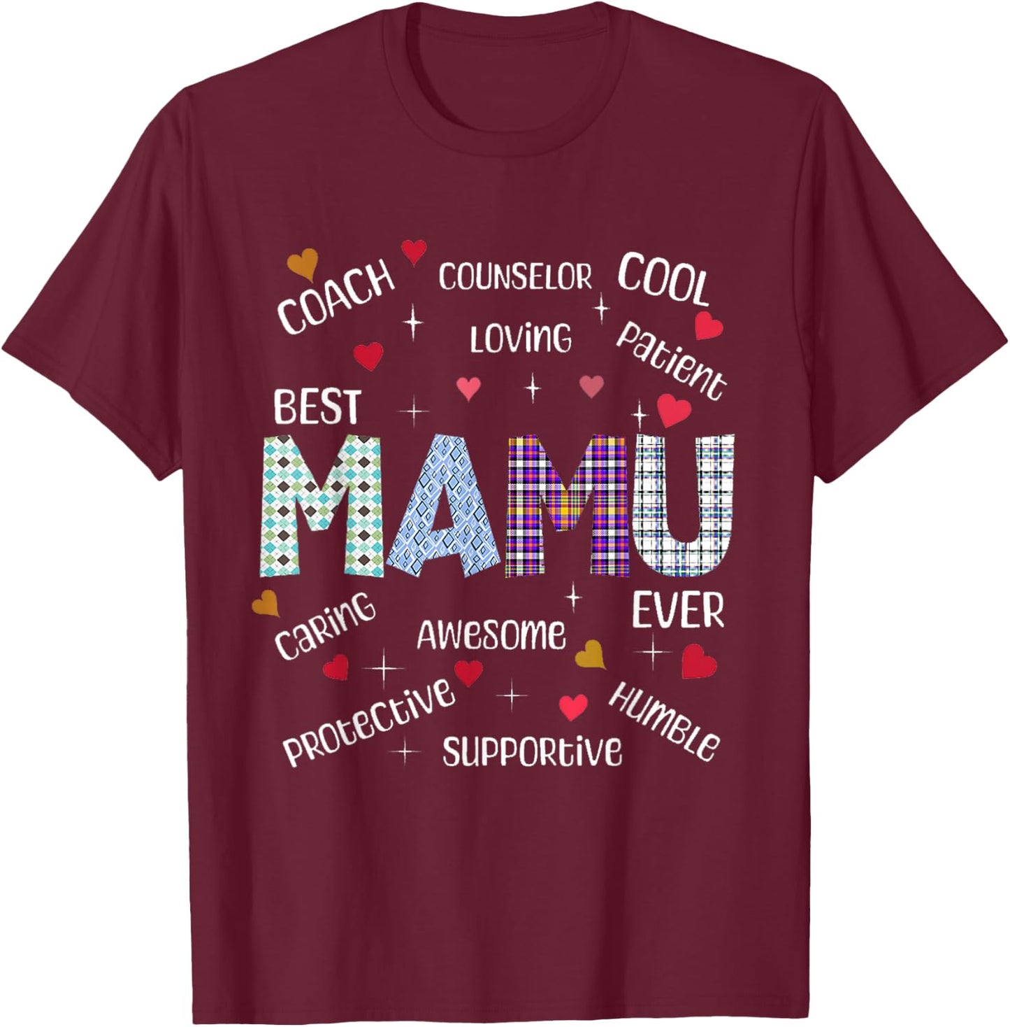 Mamu Man of Masti, Cool Pakistani Mamu Desi Uncle T-Shirt - T-Shirt | Maroon