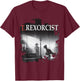 Tyrannosaurus Rex Shirt - T.rexorcist Dinosaur Parody T-Shirt - T-Shirt | Maroon
