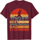 Funny Vintage Best Gaelic Football Dad Ever Father's Day T-Shirt - T-Shirt | Maroon
