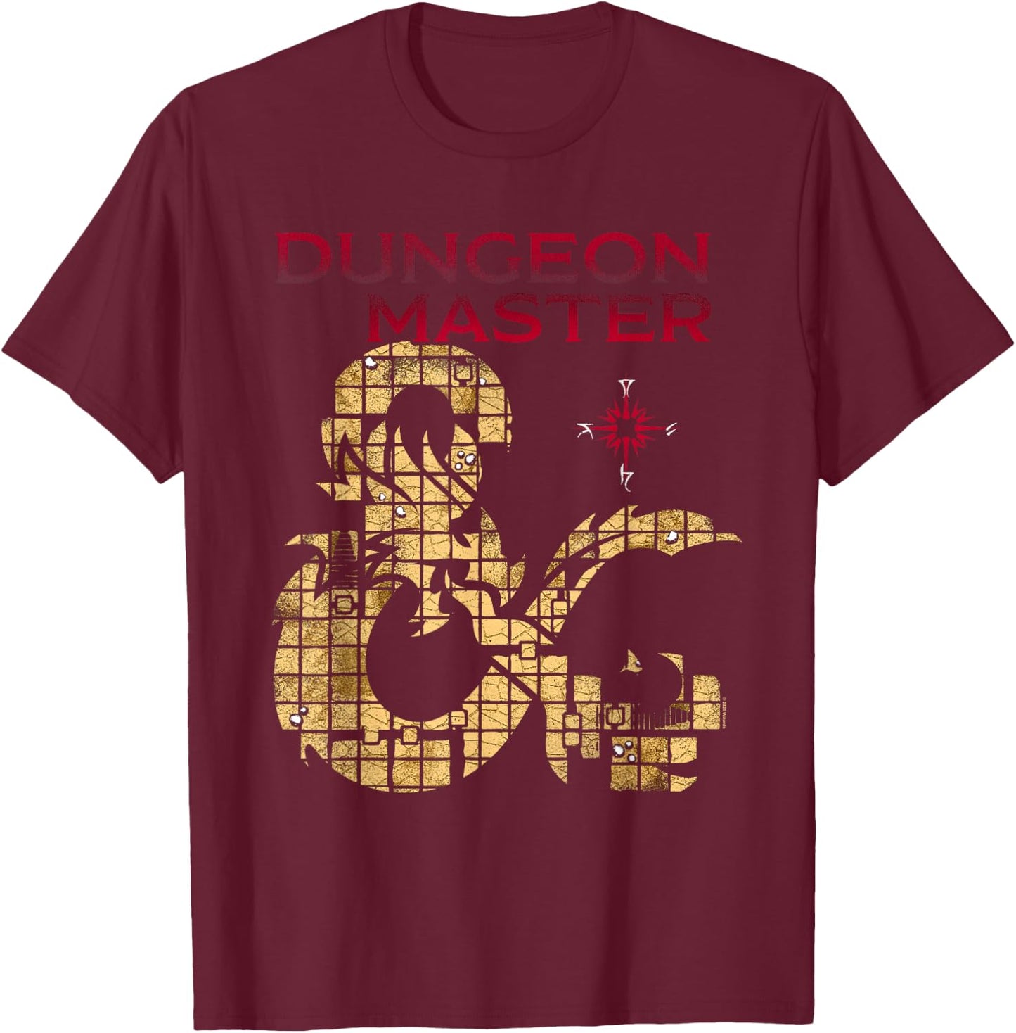 Dungeons & Dragons Master of the Dungeon T-Shirt - T-Shirt | Maroon