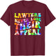 Funny Lawyer Job Title Profession Groovy Tie Dye Style T-Shirt - T-Shirt | Maroon