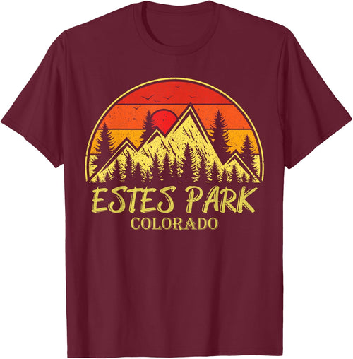Vintage Estes Park Colorado CO Mountains Hiking Souvenir