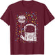 Astronaut Balloon Autism Awareness Space Kids Boy Gift T-Shirt - T-Shirt | Maroon