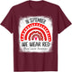 Rainbow In September We Wear Red Blood Cancer Awareness T-Shirt - T-Shirt | Maroon