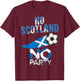 Scotland Flag Soccer Football - Scottish Futbol Fan T-Shirt - T-Shirt | Maroon