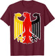 German Flag - German Eagle T-Shirt - T-Shirt | Maroon
