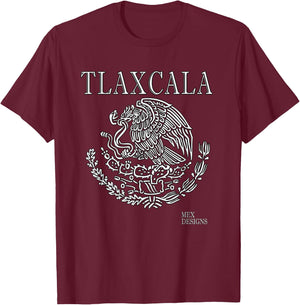 Tlaxcala Mexican Mexico T-Shirt - T-Shirt | Maroon