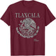 Tlaxcala Mexican Mexico T-Shirt - T-Shirt | Maroon