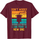 3D Printer Vintage Retro Gift for Geeks 3D Printing T-Shirt - T-Shirt | Maroon