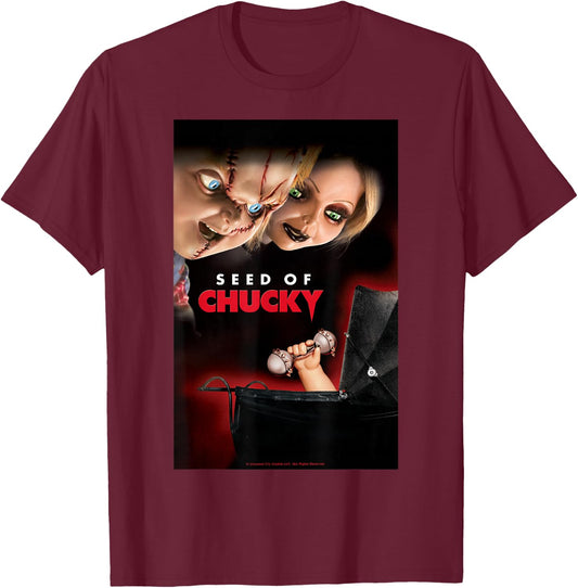 Chucky Seed Of Chucky Movie Poster T-Shirt - T-Shirt | Maroon