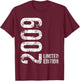 16th Birthday 16 Years Old Girl Boy 2009 T-Shirt - T-Shirt | Maroon