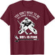 Ice Hockey Goalkeeper Goaltender - Ice Hockey Goalie T-Shirt - T-Shirt | Maroon