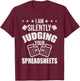 I'm Silently Judging Your Spreadsheets CPA Accountant T-Shirt - T-Shirt | Maroon