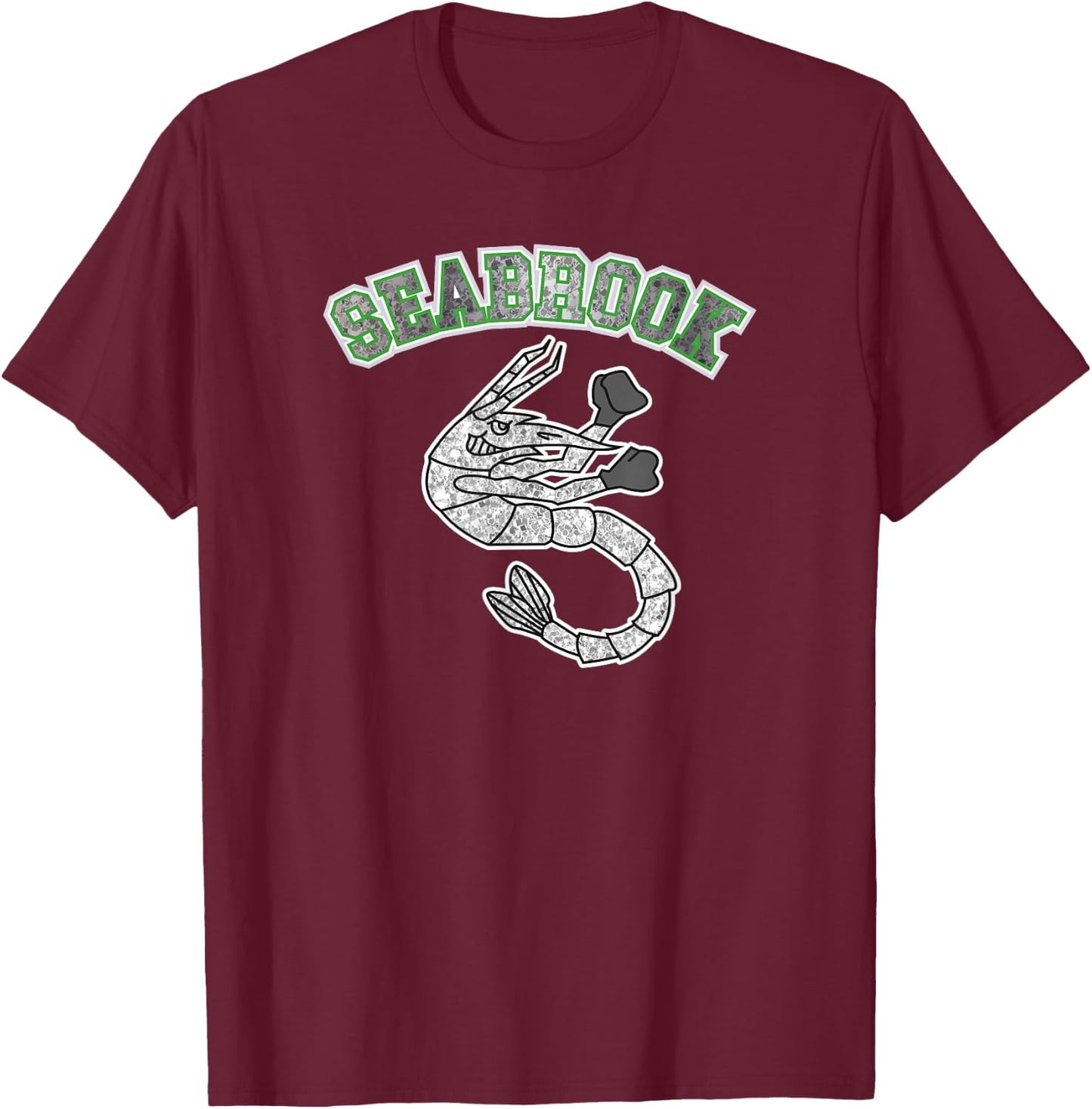 Disney Zombies Seabrook School Mascot Logo T-Shirt - T-Shirt | Maroon