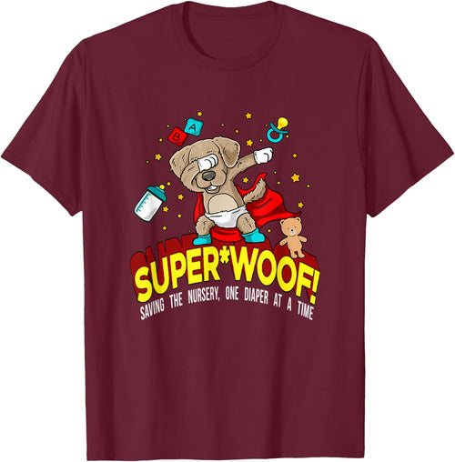 SUPER WOOF Diaper Pup Superhero Parody