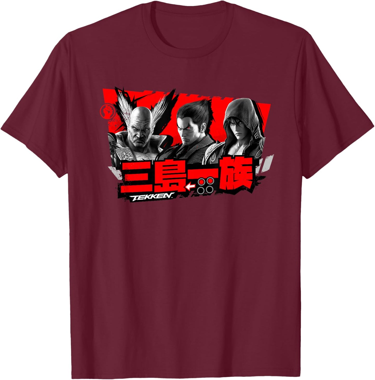 Tekken T-Shirt - T-Shirt | Maroon
