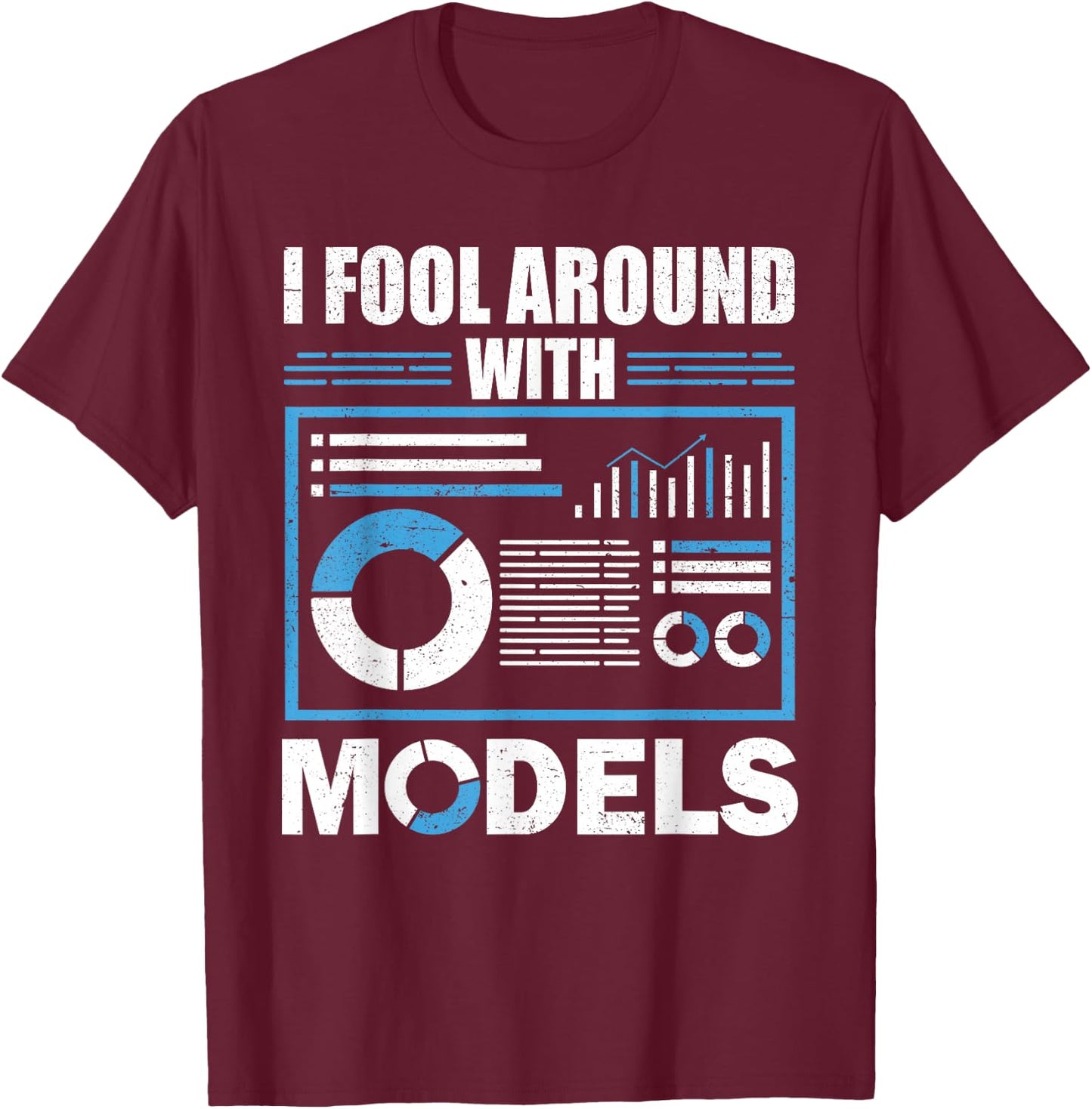 Funny Data Analyst T-Shirt - T-Shirt | Maroon