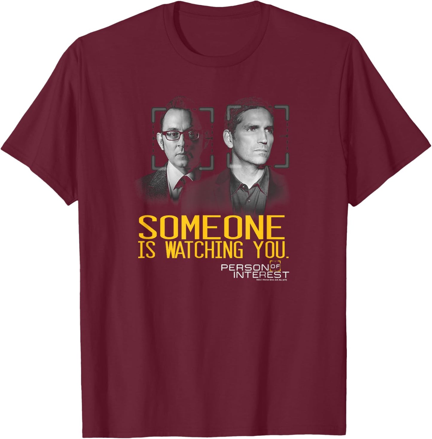 Person of Interest Someone T-Shirt - T-Shirt | Maroon