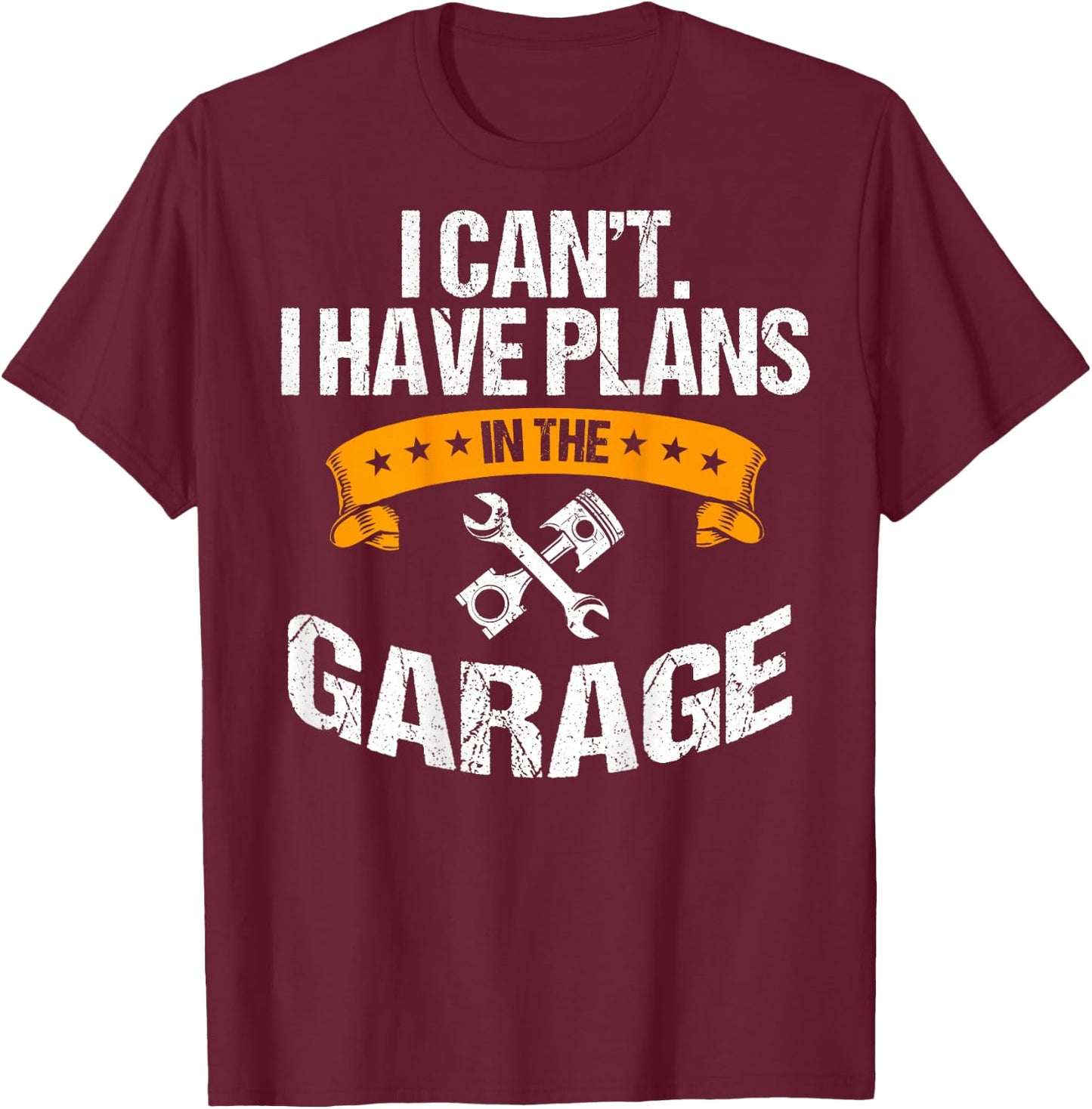 Diesel Mechanic Design On Back Of Clothing T-Shirt - T-Shirt | Maroon