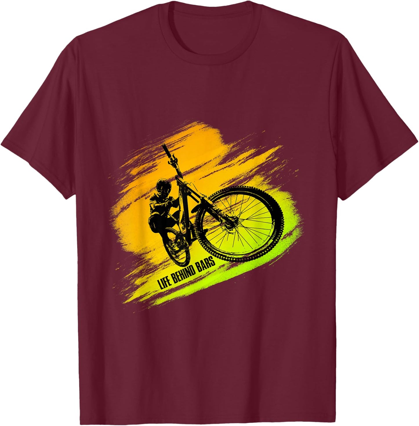 cool Bmx Biking Gift bicycle, biker, track & Racing Love T-Shirt - T-Shirt | Maroon