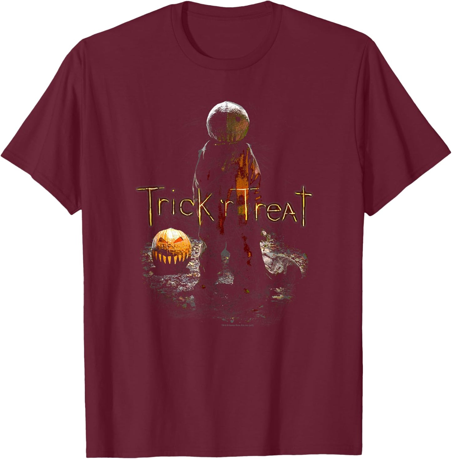 Trick 'r Treat Samhain T-Shirt - T-Shirt | Maroon