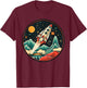 Cute Rocket Spaceship Kids Boys Toddlers Astronaut T-Shirt - T-Shirt | Maroon