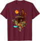 Minecraft Dungeons Group Fighters Poster T-Shirt - T-Shirt | Maroon