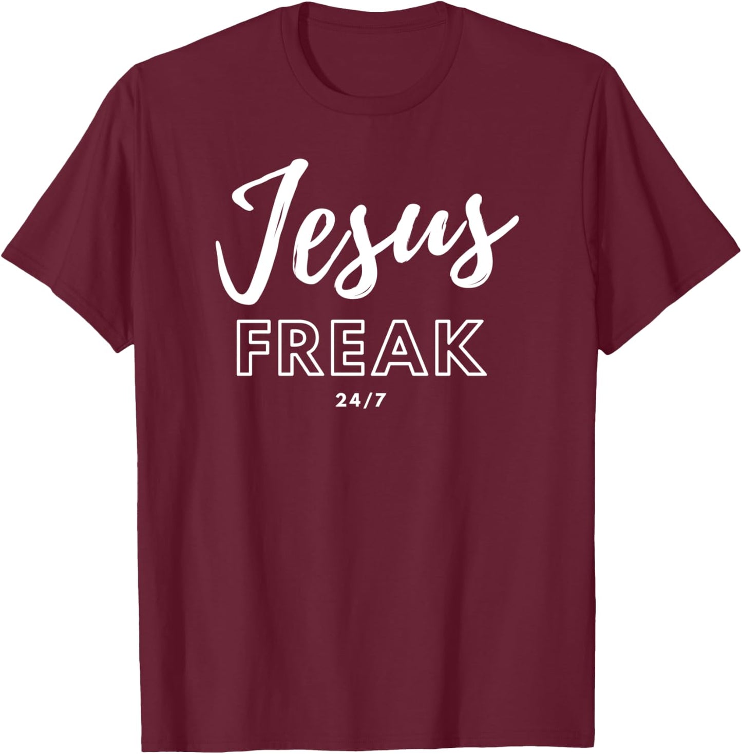 Jesus Freak T-Shirt - T-Shirt | Maroon