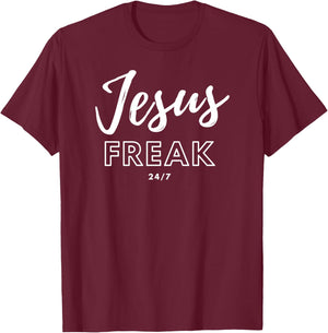 Jesus Freak T-Shirt - T-Shirt | Maroon