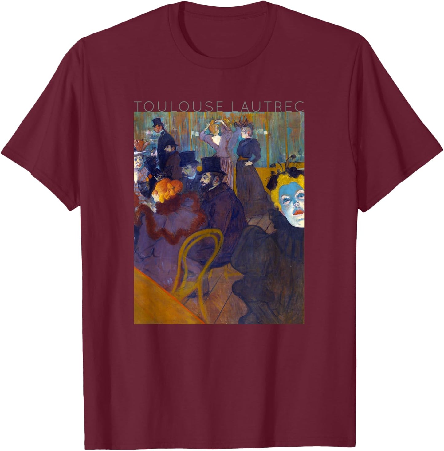 Toulouse Lautrec for Artists T-Shirt - T-Shirt | Maroon
