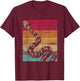 Retro Snake T-Shirt - T-Shirt | Maroon