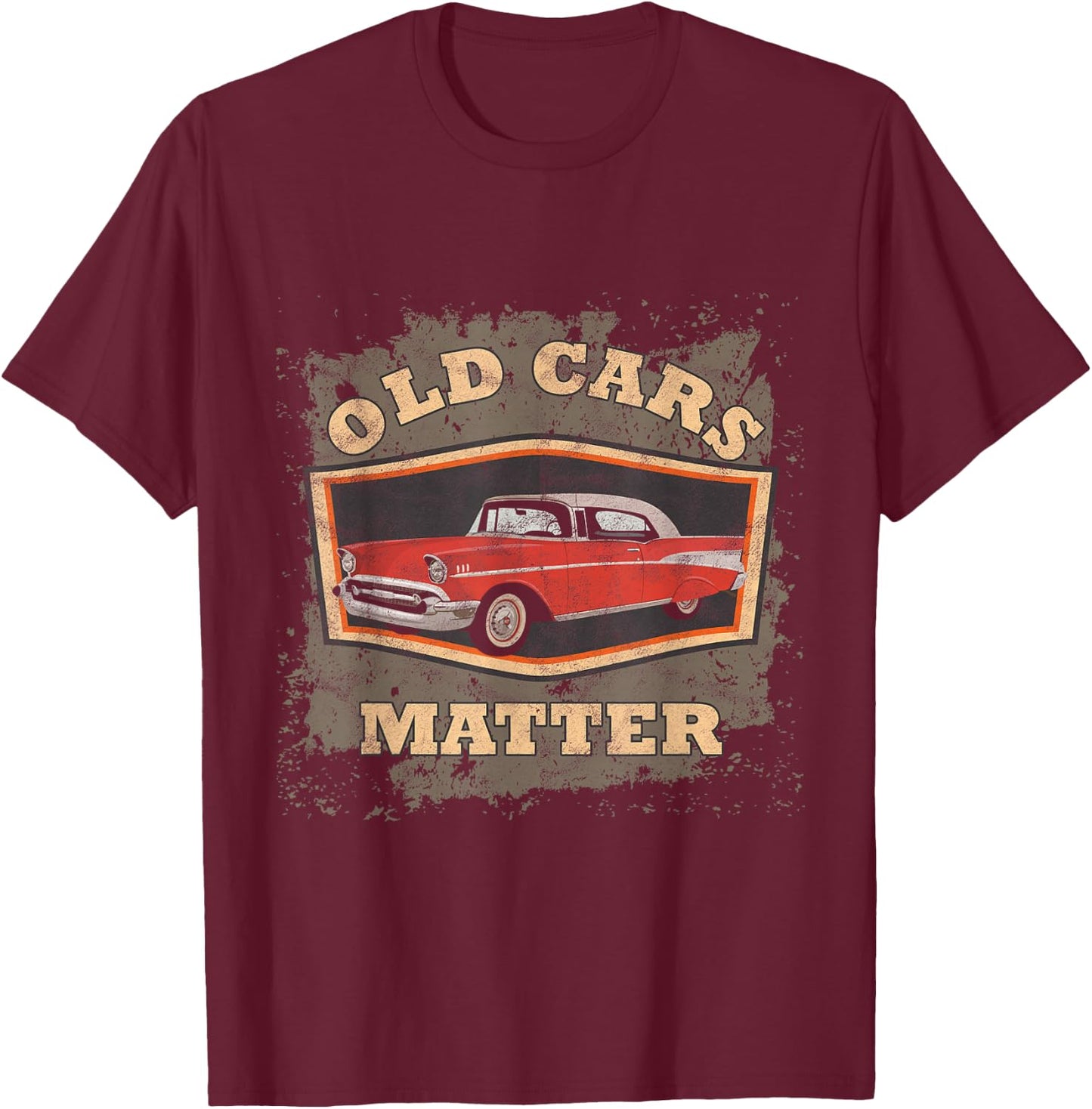 Vintage Car Restoration Restorer Mechanic Detailer T-Shirt - T-Shirt | Maroon