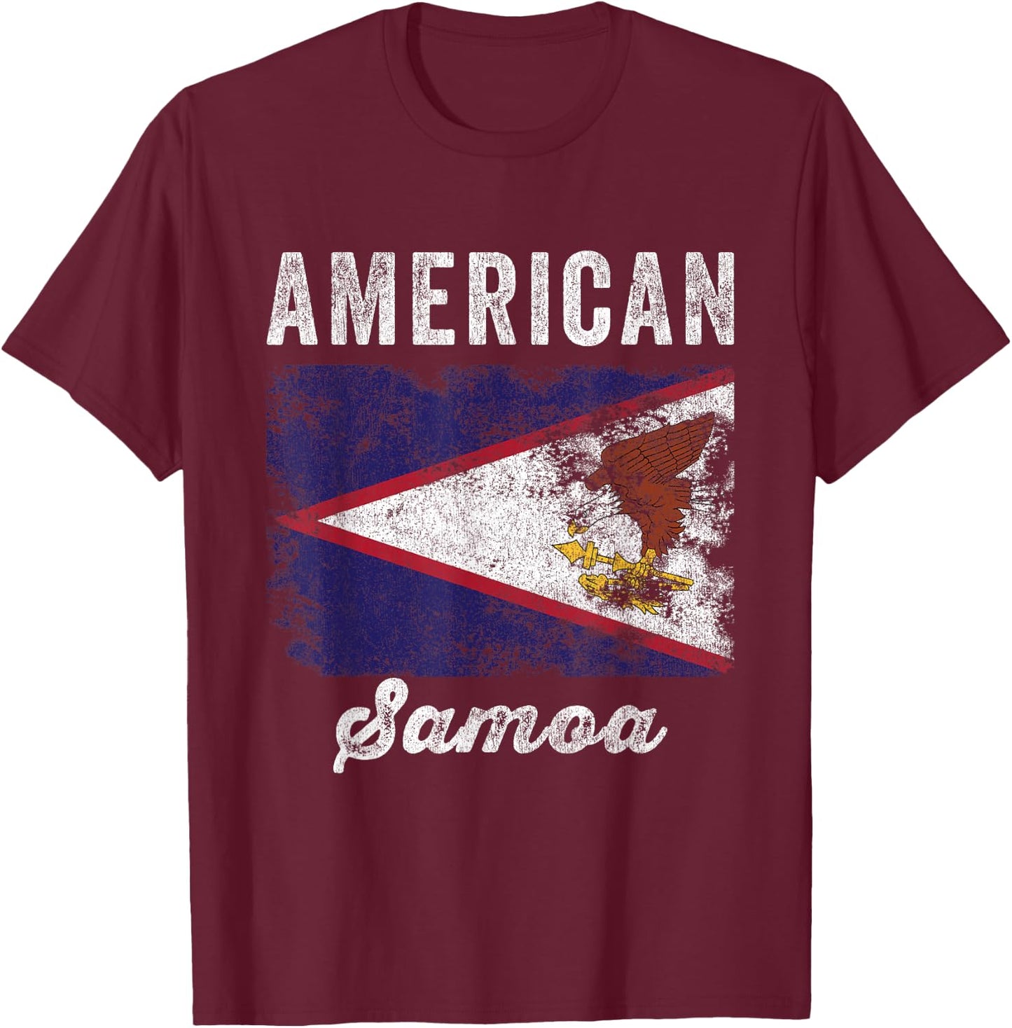 American samoa Flag - Men Women Kids - American samoan Flag T-Shirt - T-Shirt | Maroon